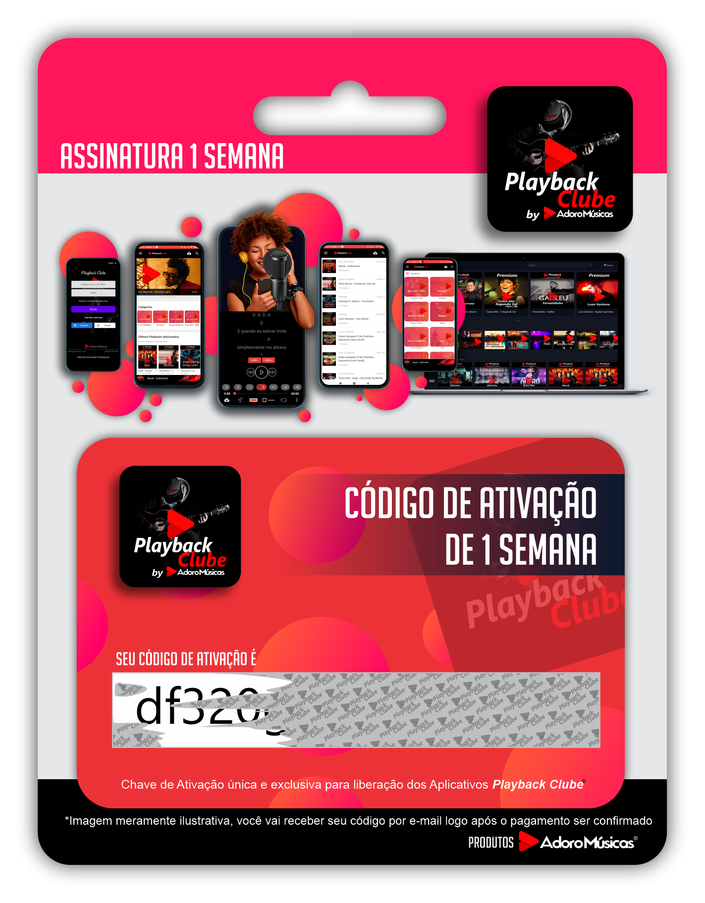 Assinatura Semanal Playback Clube Playback Clube